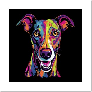 Whippet Smiling Posters and Art